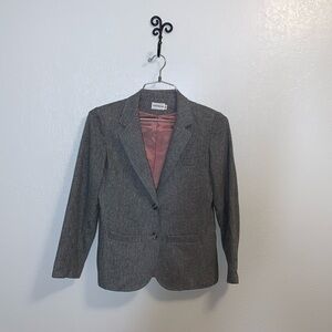 Emotions Women’s Wool Blazer, size 10, Gray